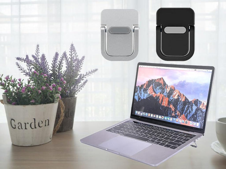 Anlising Mini Laptopständer, 8PCS Unsichtbarer Computer-Tastatur-Ständer, Tragbarer Tastatur-Erhöhun