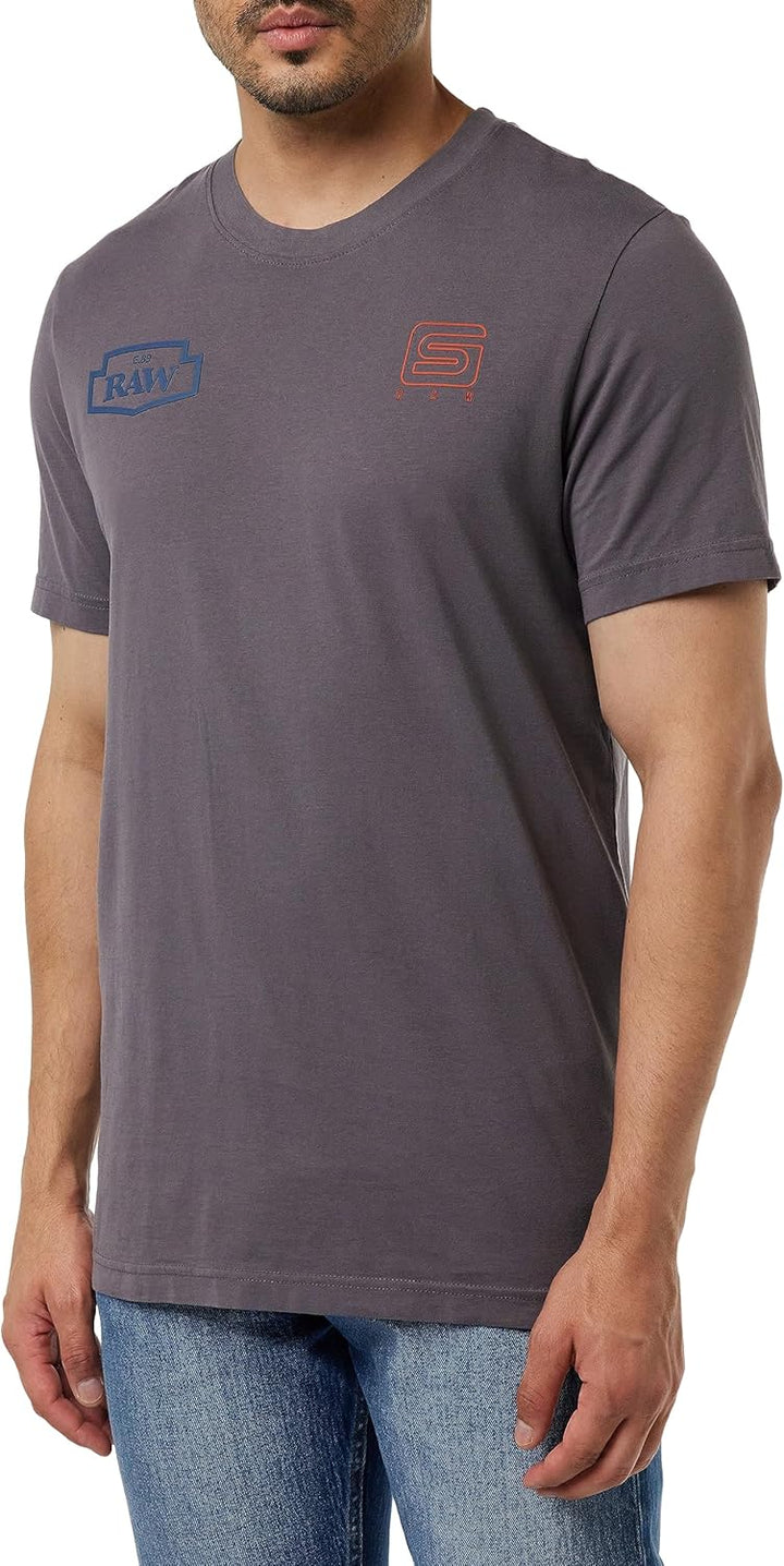 G-Star RAW Herren Multi Gr Slim R T T-Shirts M Grau (Rabbit D23715-336-g077), M Grau (Rabbit D23715-
