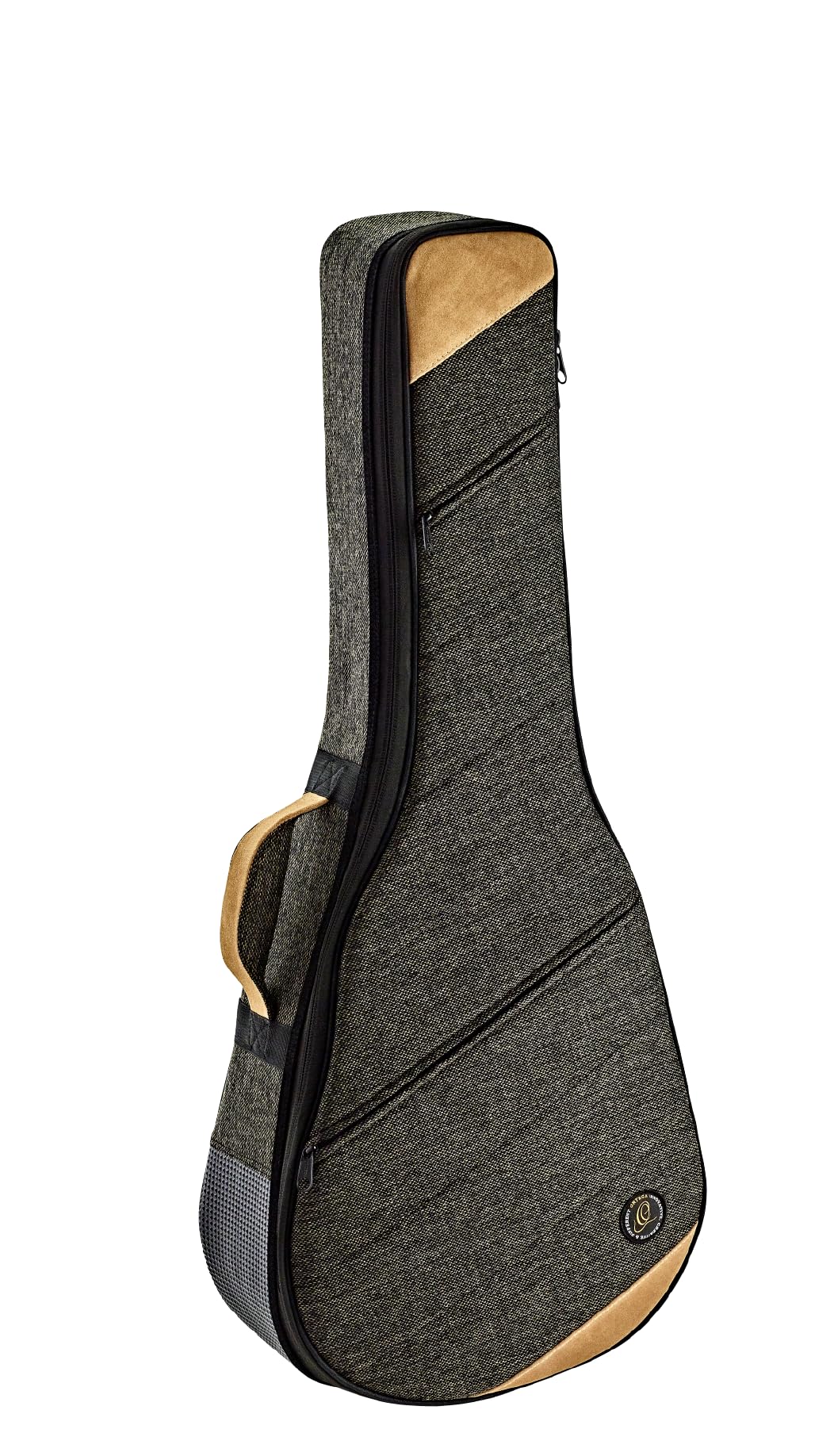 Ortega Guitars gepolstertes Soft Case - für 3/4 Akustikgitarren - Leinen, Baumwolle, Veloursleder -