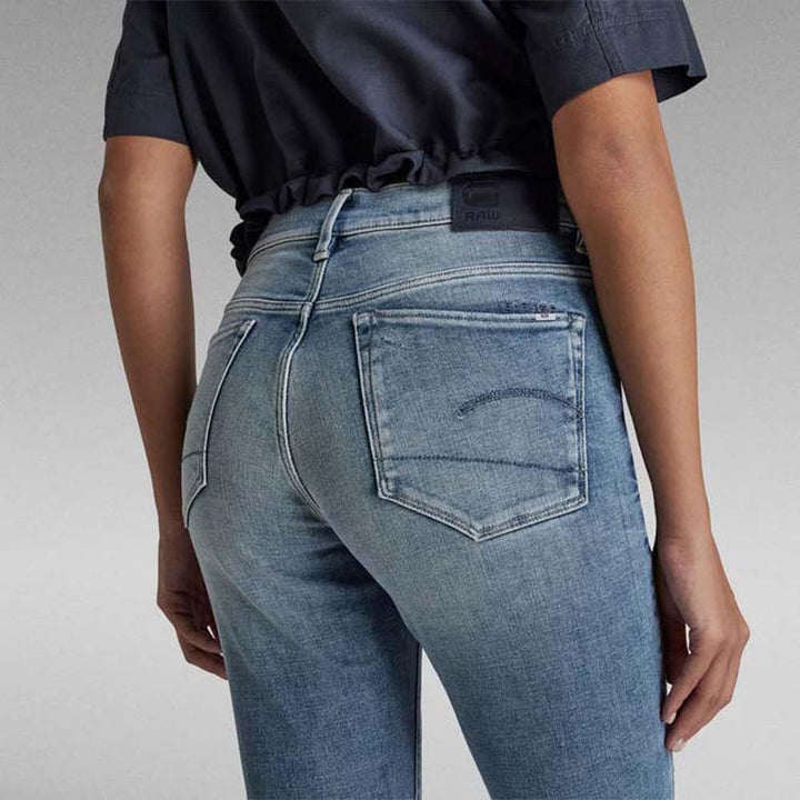 G-Star Damen 3301 Skinny Jeans 24W / 30L Blau (Lt Indigo Aged Restored D05175-c051-d295), 24W / 30L