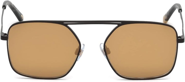 WEB Unisex-Erwachsene WE0209 02G 53 Brillengestelle, Schwarz (Nero OpacoMarrone Specchiato), 53.0