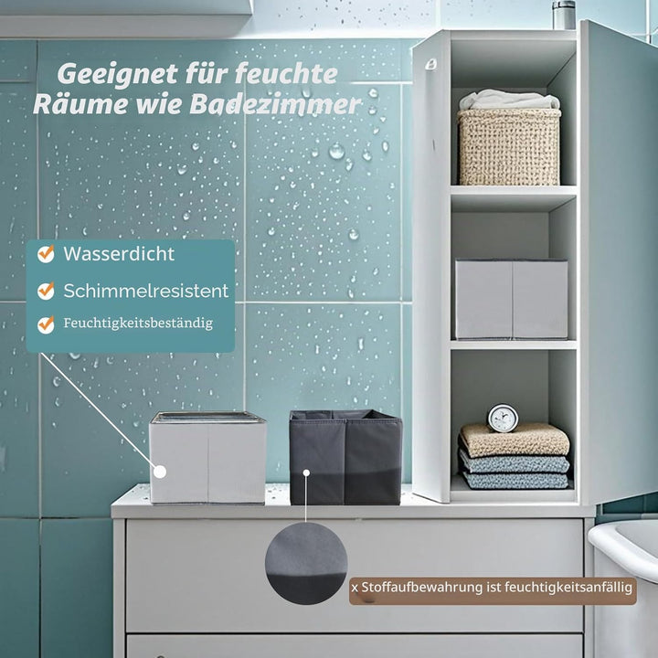 [4 Stück] Schrank Organizer Kleiderschrank Kleidung Aufbewahrung - 7 Fächer Faltbare Schubladen Ordn
