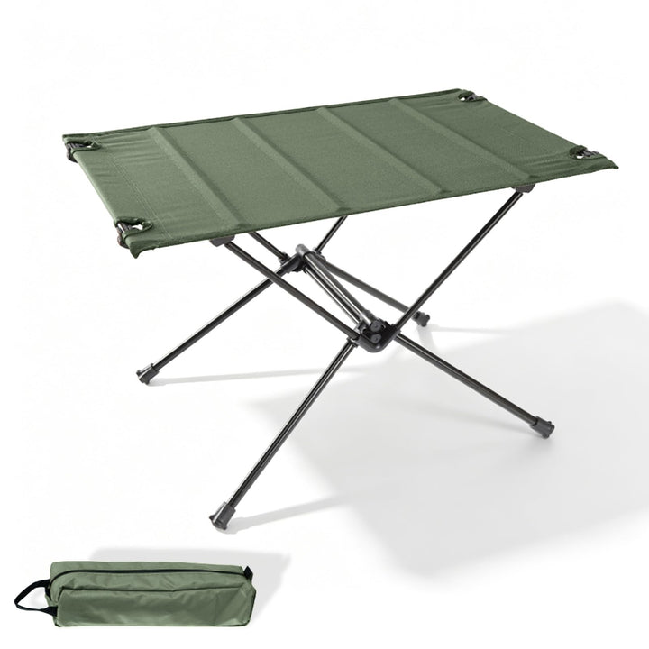 Campingtisch klappbar 60 x 40 cm, Faltbarer Outdoor Tisch aus Aluminium, Leichter tragbarer Camping