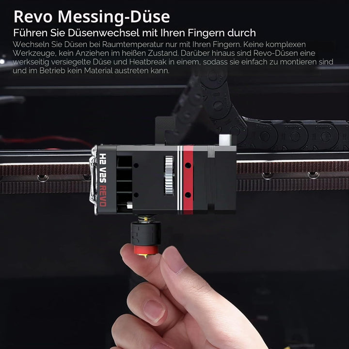 BIQU H2 V2S Revo Dual Gear Feeder Extruder Direct Drive Metal Extruder Upgrade Kit with 4 Mounting H