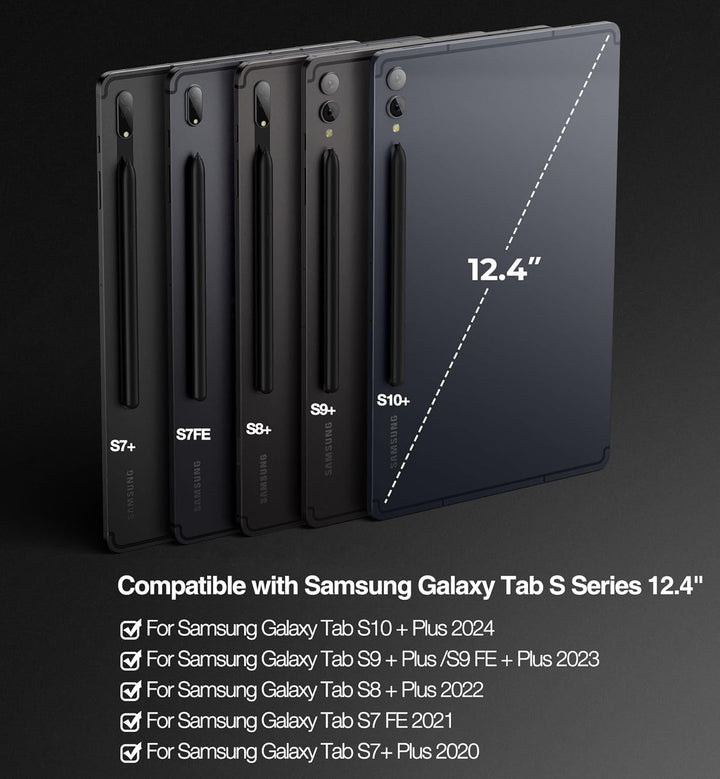Dexnor Tastatur Hülle für Samsung Galaxy Tab S10+ Plus/S9+ Plus/S9 FE+ Plus/S8+ Plus/S7 FE/S7+ Plus
