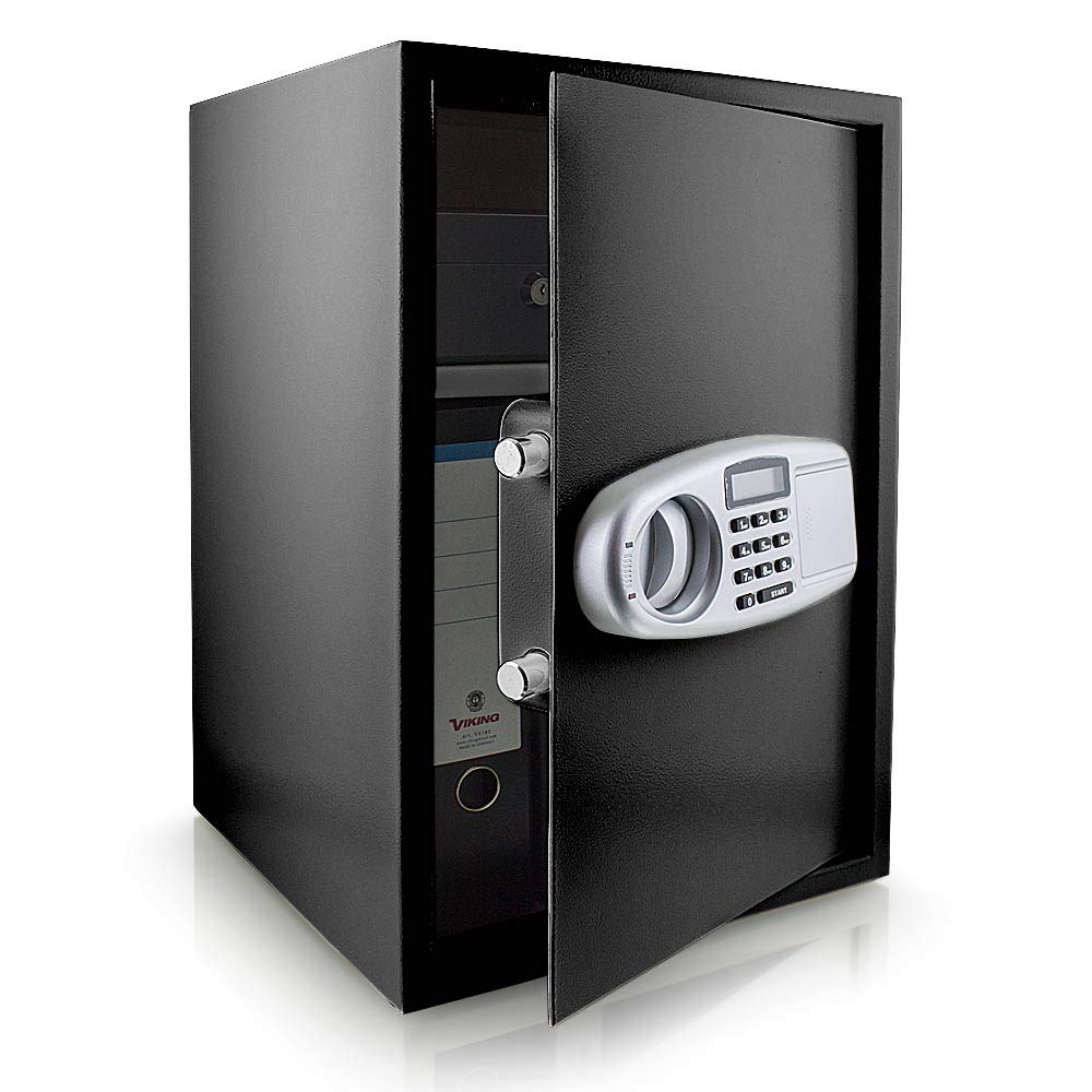BITUXX® Elektronischer Safe Tresor Wandtresor Wandsafe Geldschrank Möbeltresor Stahlschrank Geldsafe