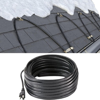 H&G Lifestyles 42M Elektrische Heizband für Dach Schnee Enteisungs Selbstregulierend Heizkabel Frost