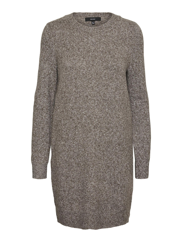 VERO MODA Damen Kleid 10215523 S Coffee Bean Melange, S Coffee Bean Melange