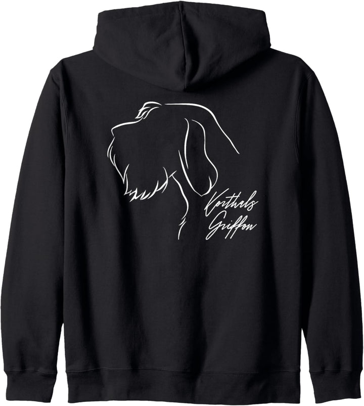 Korthals Griffon Profil Hunderasse Jagdhund Jagdhunde Kapuzenjacke