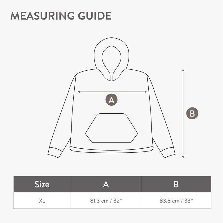 HOMELEVEL Kinder Sherpa Hoodie Pullover - Pulli mit Kapuze für Jungs und Mädchen - Kuschel Sweatshir