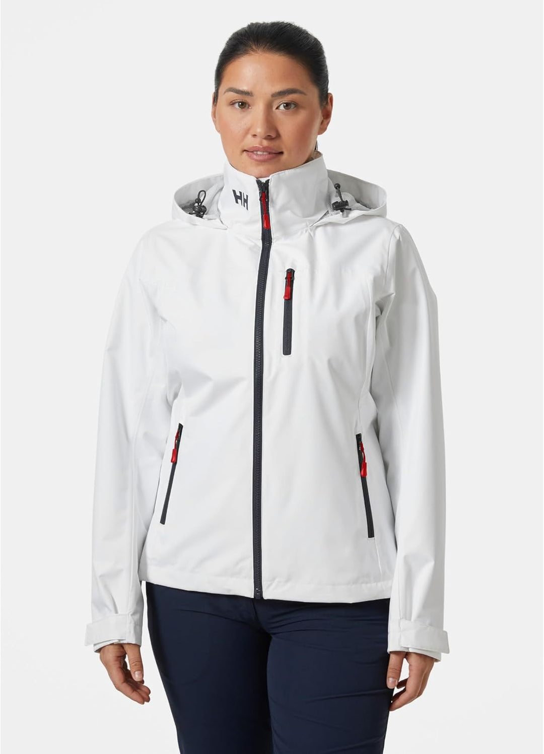 Helly Hansen Damen Crew Hooded Jacket 2.0 Kapuzenjacke (1er Pack) XS 001 White, XS 001 White