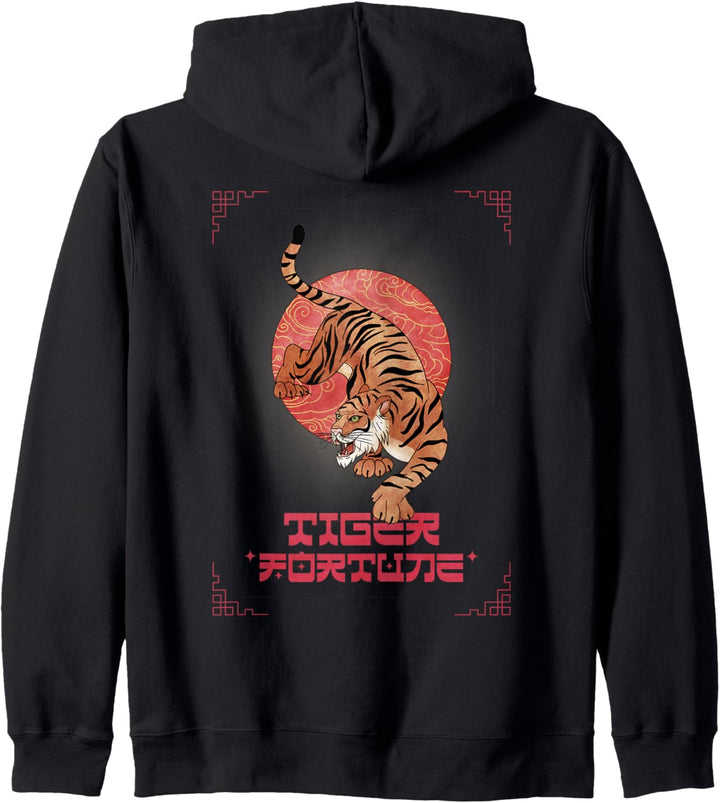 Chinesisches Mond-Symbol Neujahr des Tigers Kapuzenjacke