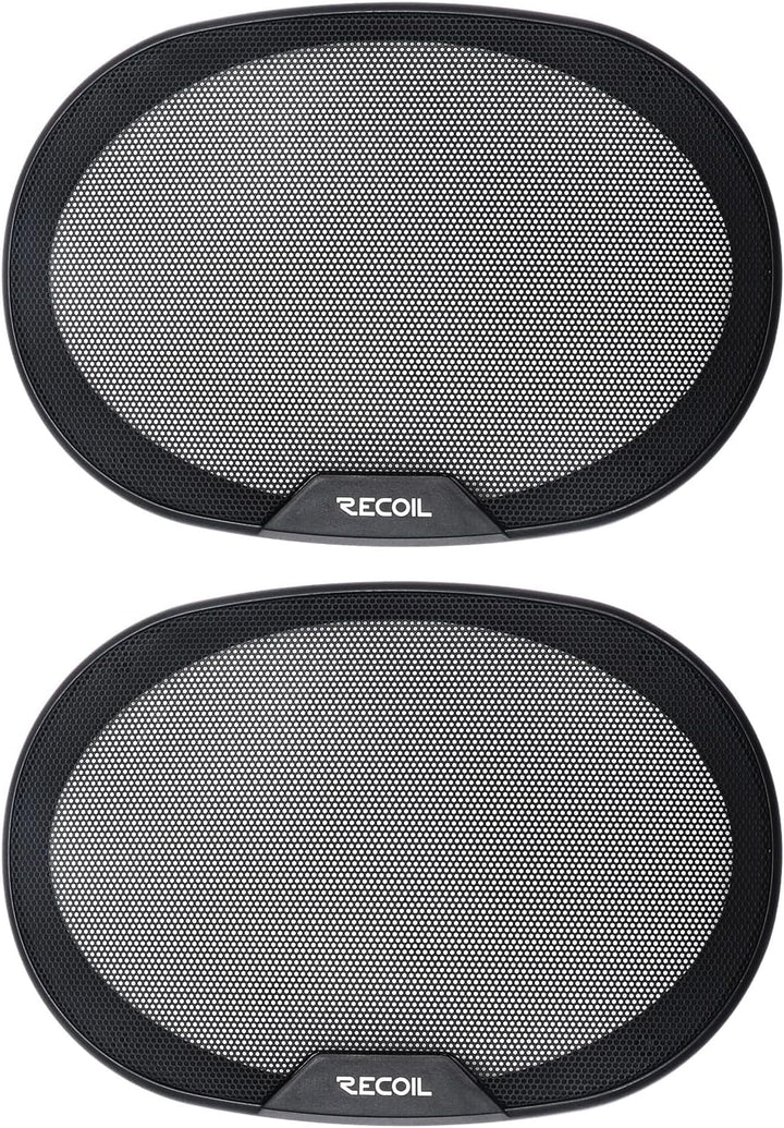 RECOIL RCX694 Echo Series 4-Wege-Koaxiallautsprechersystem 15 x 23 cm (6 x 9 Zoll) fürs Auto mit Git