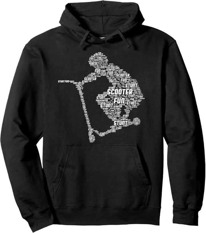 Stunt Scooter Roller Tretroller Jungen & Kinder Pullover Hoodie