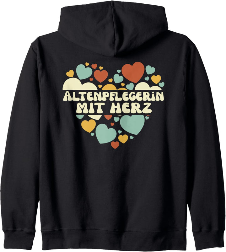 Altenpflegerin Mit Herz, Altenpflege Frauen Altenpflegerin Kapuzenjacke