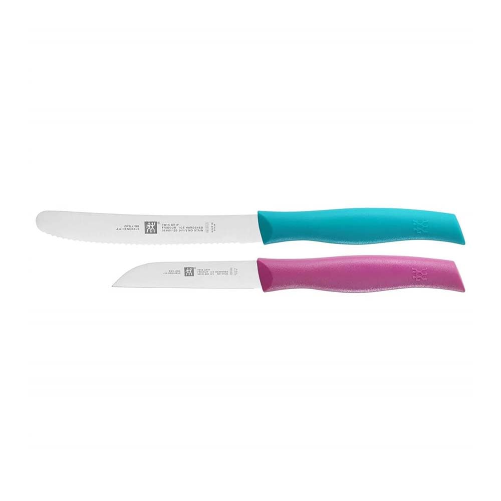ZWILLING Twin Grip Messerset, Edelstahl, 2-teilig