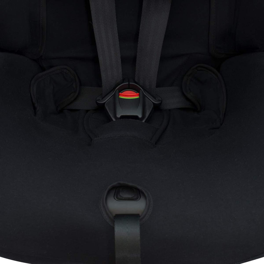 JYOKO KIDS Bezug für Autositz kompatibel mit Kinderkraft Myway, aus Baumwolle (Black Series), Black