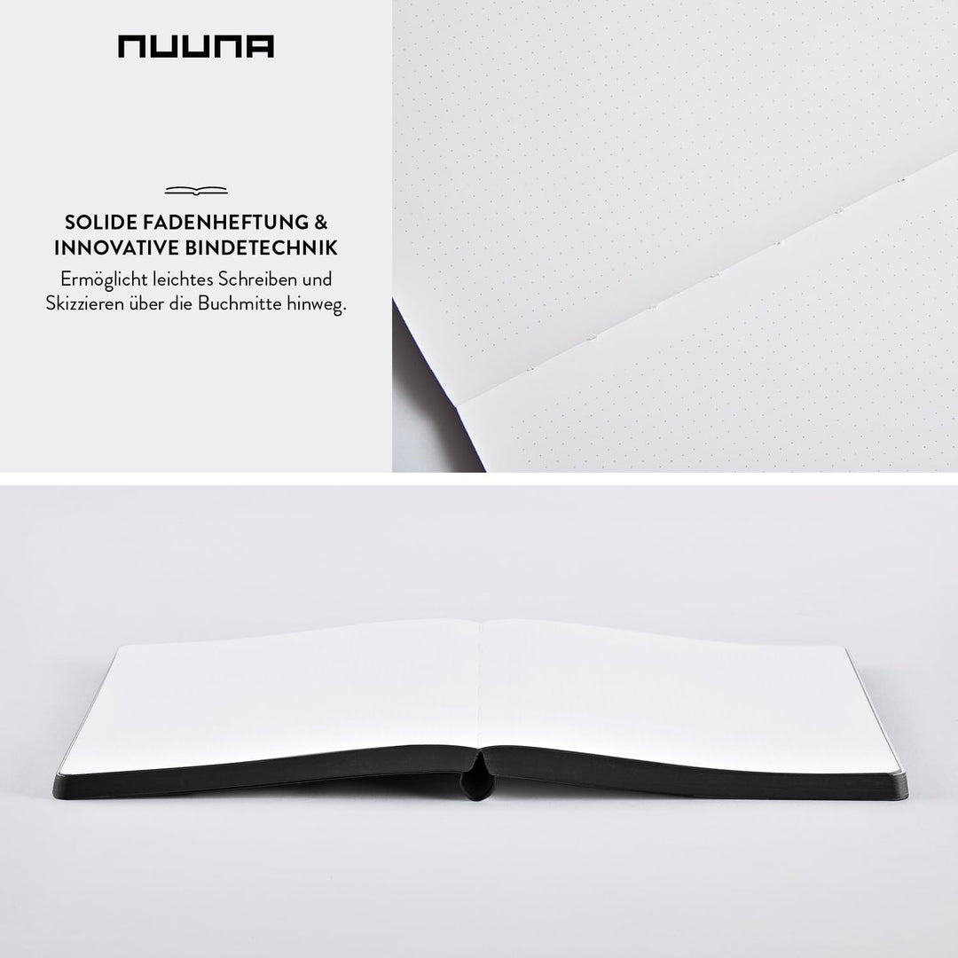 Nuuna Notizbuch A5+ | Graphic L - Berlin | Dotted Journal | 3,5mm Punktraster | 256 nummerierte Seit