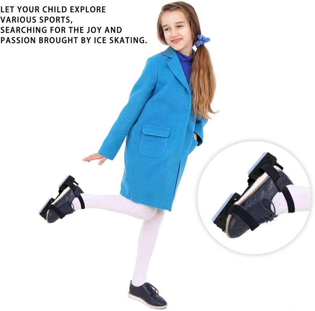 Schlittschuhe Für Kleinkinder 6,7–8,5 Zoll Verstellbare Schlittschuhe Langlebige Doppelläufer-Schlit