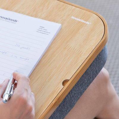 InnovaGoods® Tragbarer Schreibtisch mit grosser Aufbewahrungsschale, bequemes und praktisches Arbeit