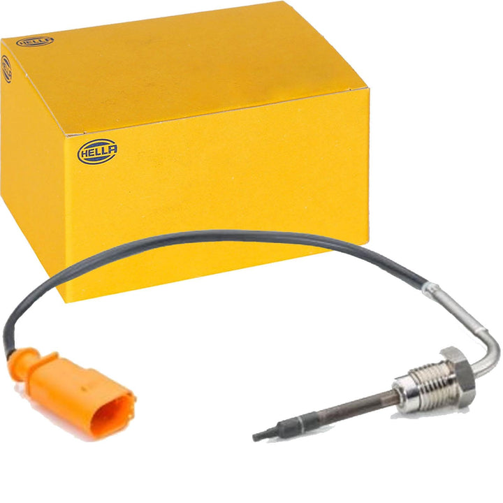 HELLA 6PT 014 494-201 Sensor, Abgastemperatur - 2-polig - geschraubt - Kabel: 230mm