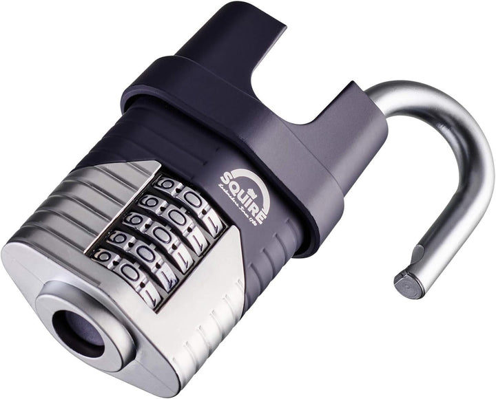 SQUIRE 60CS Vulcan Combi 60 C/S Hochsicheres Vorhangschloss, blau, 60 mm 60 mm Geschlossener Bügel,