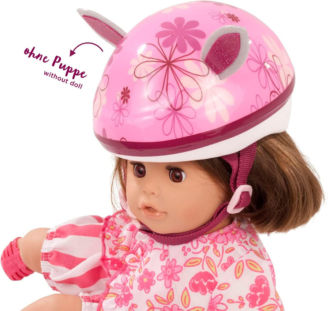 Götz 3403177 Fahrradhelm - Reithelm Tierisch gut für Puppen - passt für Stehpuppen 27-36 cm &amp; Babypu