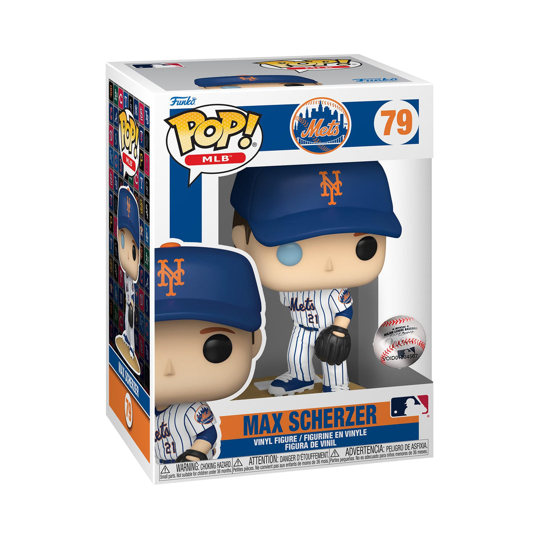 Funko POP! MLB: Dodgers - Max Scherzer - (Home Jersey) - Vinyl-Sammelfigur - Geschenkidee - Offiziel