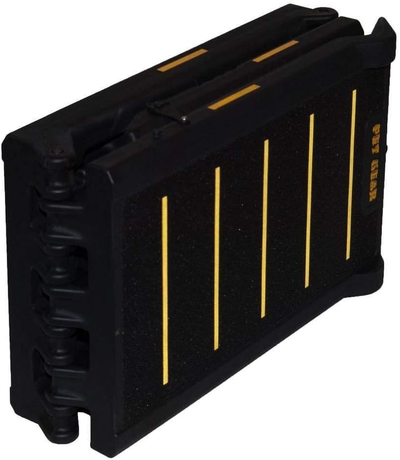 Pet Gear Travel Lite Dreifach-Faltrampe mit Reflektoren Tri-Fold Black/Yellow (Reflective), Tri-Fold