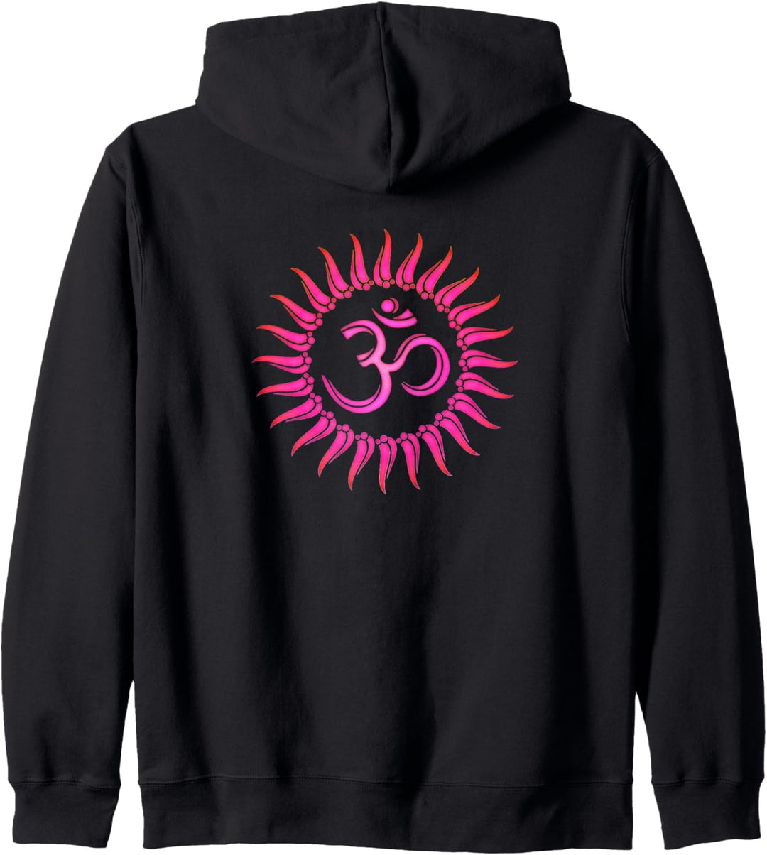 Om Mantra Symbol Sonne Yoga Spiritualität Buddhismus Zen Kapuzenjacke