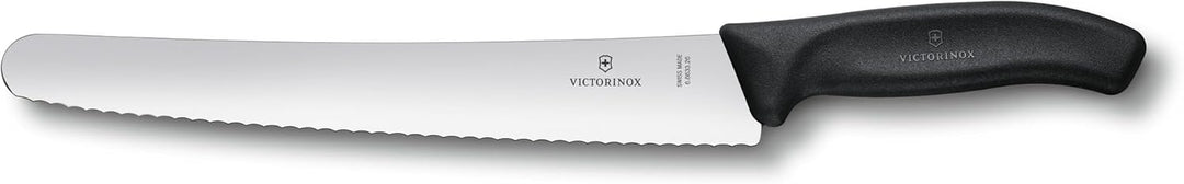 Victorinox Swiss Classic Brot-/Konditormesser mit Wellenschliff, Rostfreier Stahl, in Geschenkbox, S