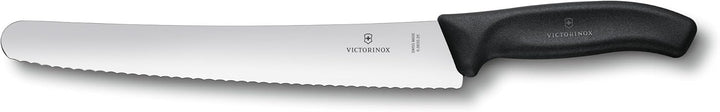 Victorinox Swiss Classic Brot-/Konditormesser mit Wellenschliff, Rostfreier Stahl, in Geschenkbox, S