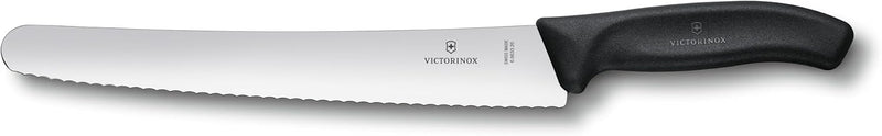 Victorinox Swiss Classic Brot-/Konditormesser mit Wellenschliff, Rostfreier Stahl, in Geschenkbox, S