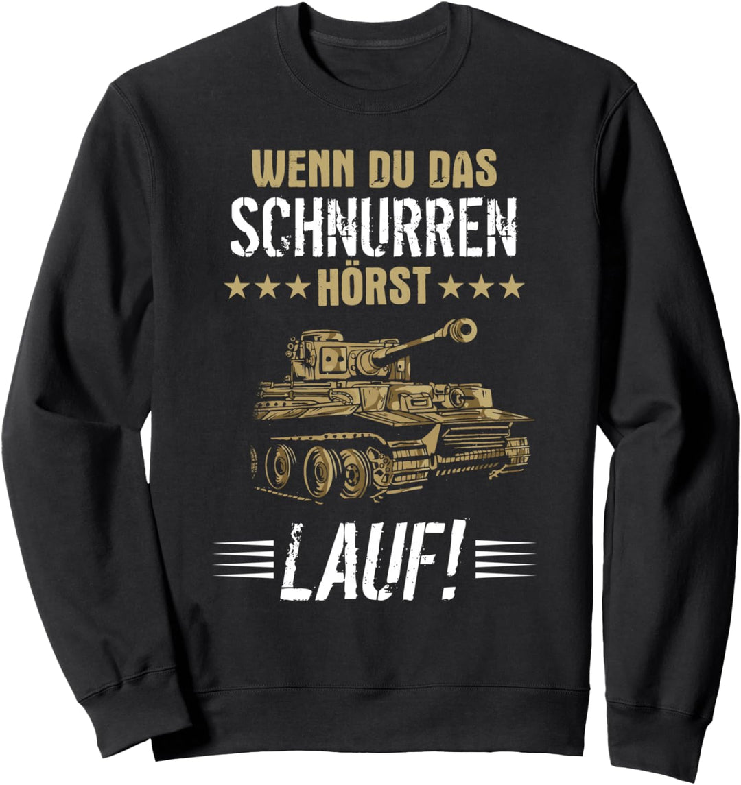 Panzer Kampfpanzer Tiger Panzerkampfwagen Panzerfahrer Sweatshirt