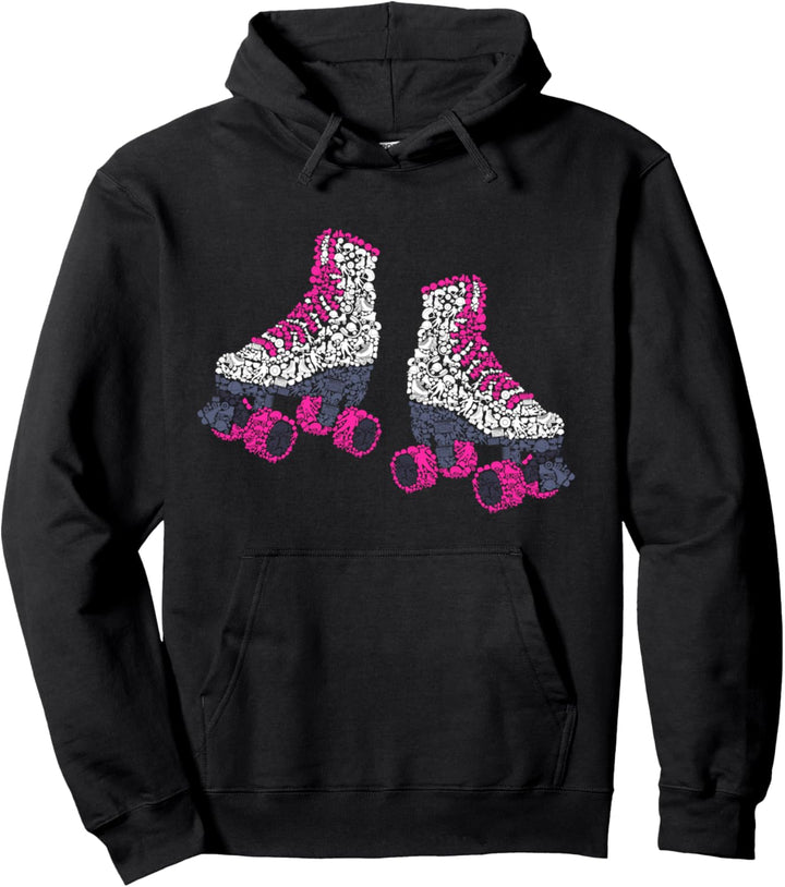 Rollschuhe Mädchen Rollschuh Roller Girl Roller Skates Pullover Hoodie