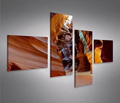 islandburner Bild Bilder auf Leinwand Antelope Canyon Arizona 4L XXL Poster Leinwandbild Wandbild De