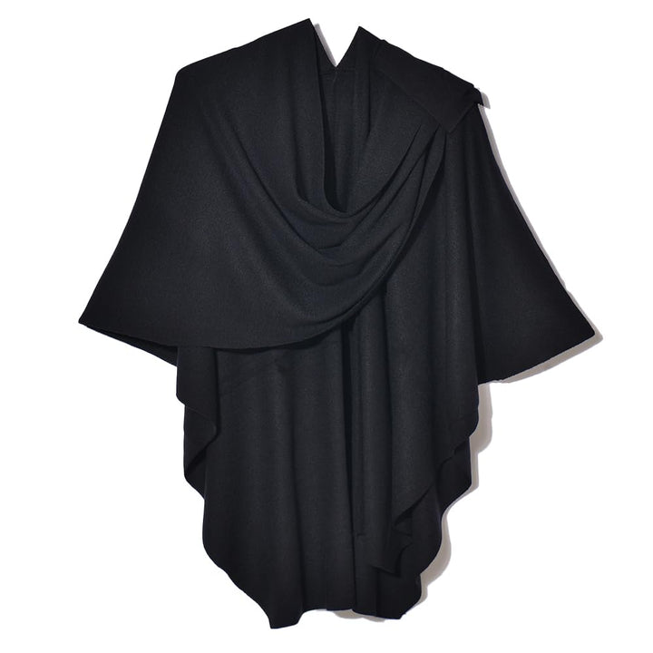 Lifetooler Frauen Poncho Damen Open Front Winterstrickjacke Lady Wendeumhang Bedruckte übergrosse Um