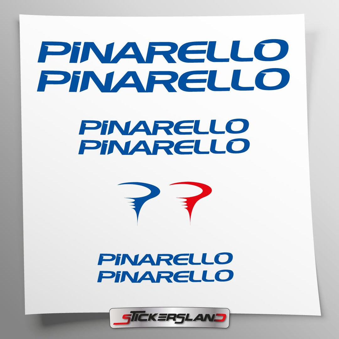 Stickersland® Aufkleber-Set kompatibel mit Rahmen Pinarello MTB Mountainbike und Helm | Aufkleber-Au