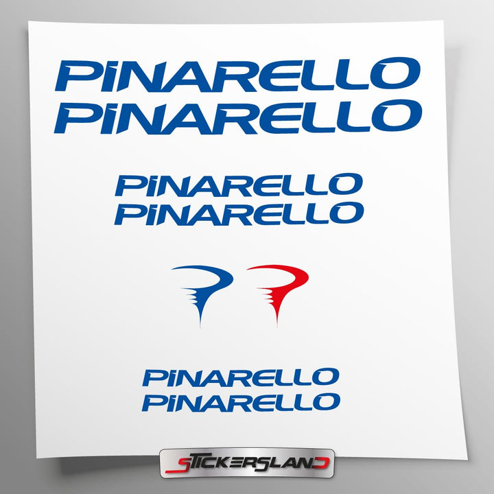 Stickersland® Aufkleber-Set kompatibel mit Rahmen Pinarello MTB Mountainbike und Helm | Aufkleber-Au