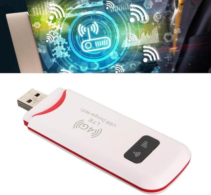 Ejoyous 4G USB WLAN Hotspot Stick, Mobiles Modem Router Tragbarer WiFi Dongle mit SIM-Karten-Slot fü