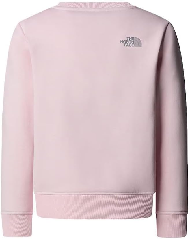 The North Face Mädchen Reflective Logo Relaxed Crew Sweatshirt 14-16 Jahre Pale Blossom, 14-16 Jahre