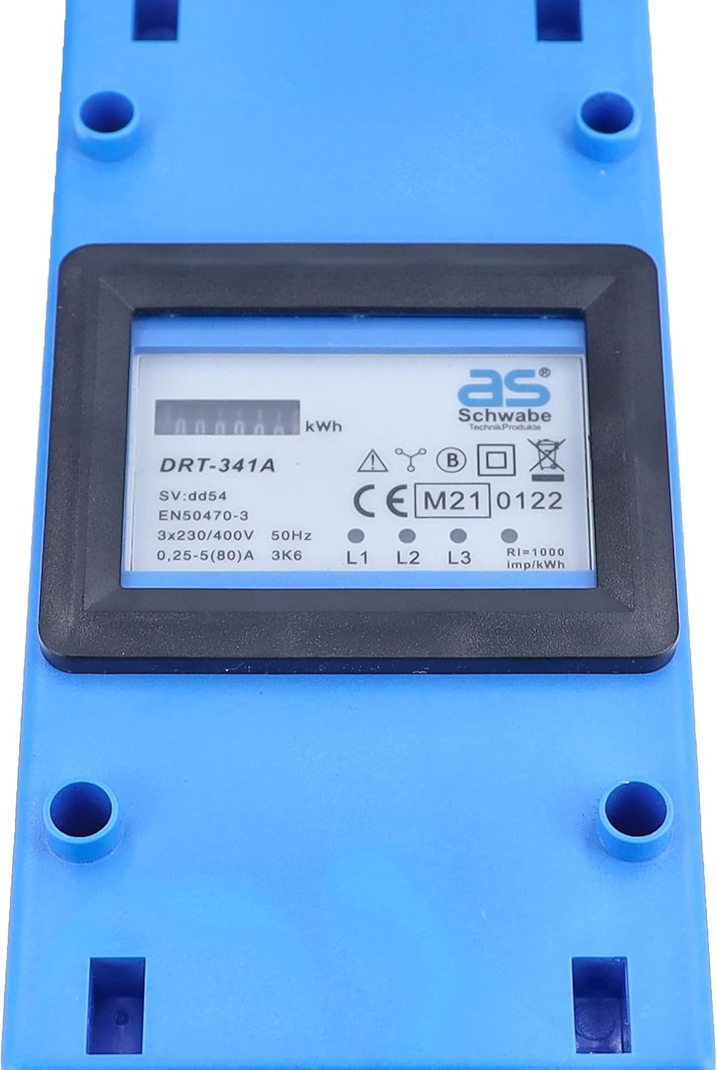 as - Schwabe MIXO Stromzähler Zwischenstecker Box Starkstrom 400V MID-konformer - Stromzähler zur Re