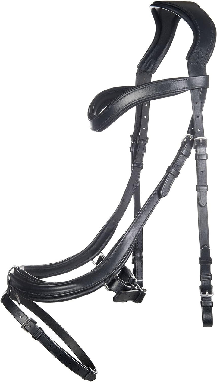 HKM Trensenzaum Anatomic Schwarz Pony, Schwarz Pony