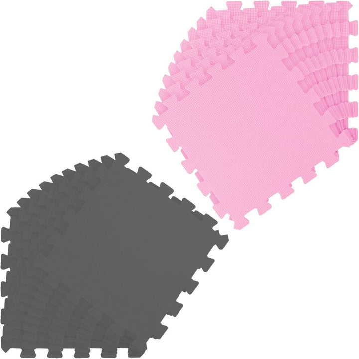 LittleTom 18 Teile Spielmatte Baby ab Null - 30x30 Schaumstoff Puzzlematte Kinder Isomatte Baby Spie
