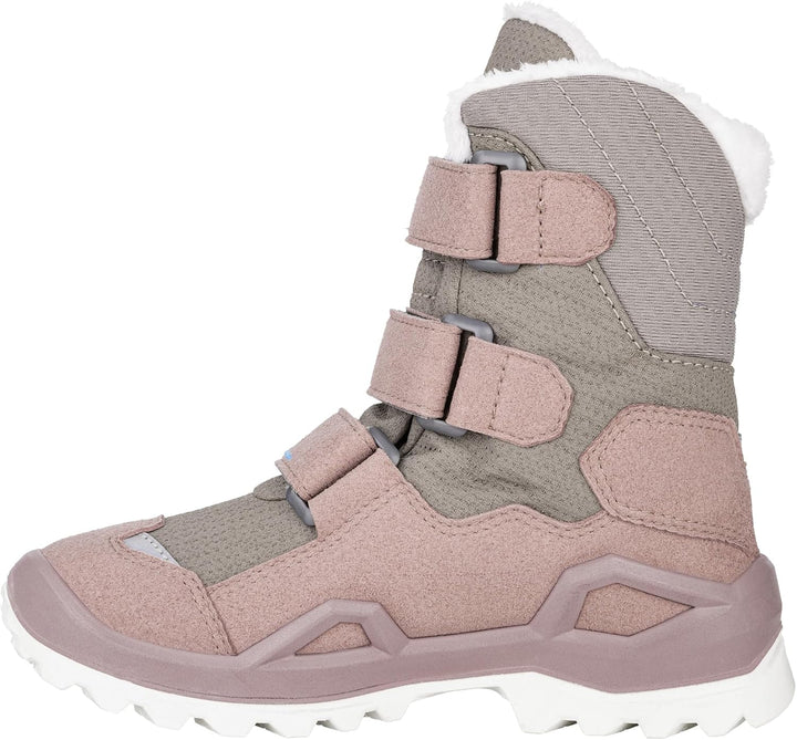 LOWA Stiefel hoch MILO EVO GTX HI JR 25 EU Grau Rose, 25 EU Grau Rose