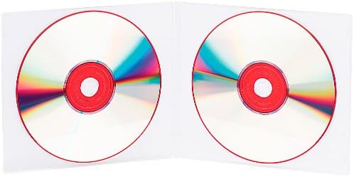 PEARL DVD Hüllen: Doppel CD Slim Soft Boxen im 50er-Set, 7 mm, transparent (Leere CD-Hüllen, Softbox