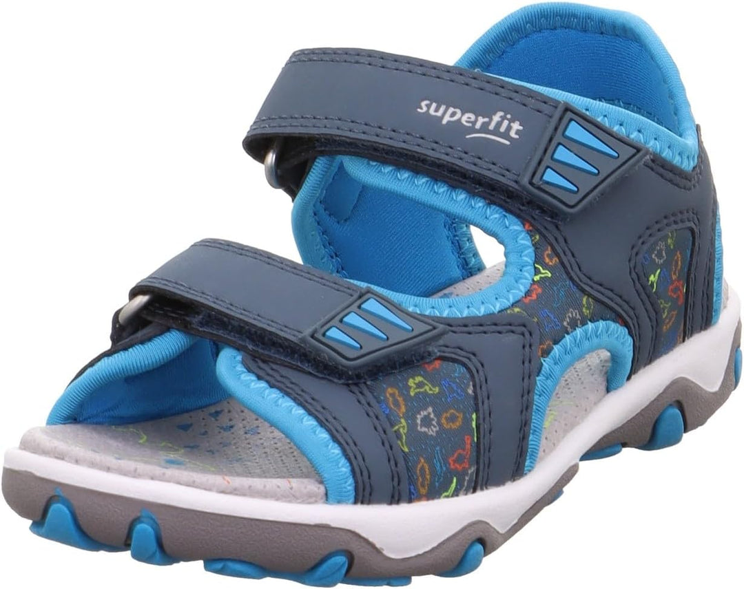 Superfit Jungen Mike 3.0 Sandale 33 EU Blau Türkis 8000, 33 EU Blau Türkis 8000