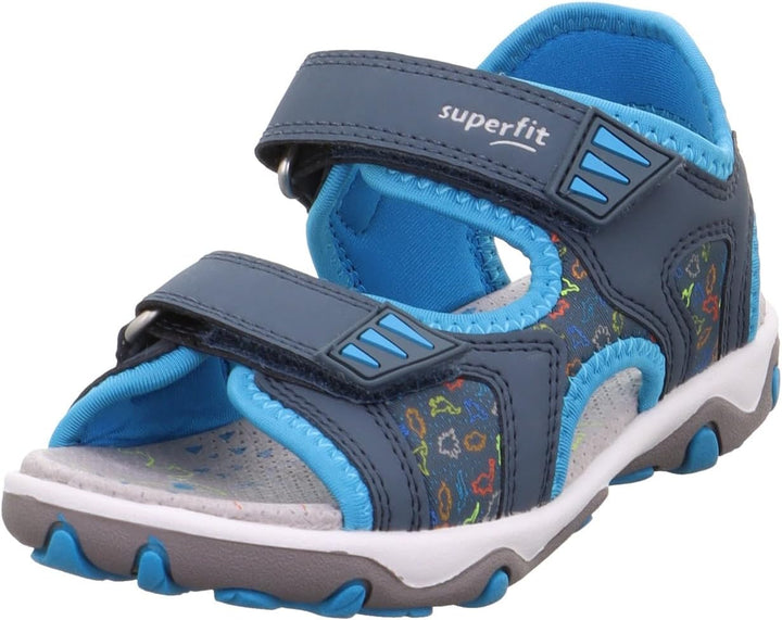 Superfit Jungen Mike 3.0 Sandale 33 EU Blau Türkis 8000, 33 EU Blau Türkis 8000