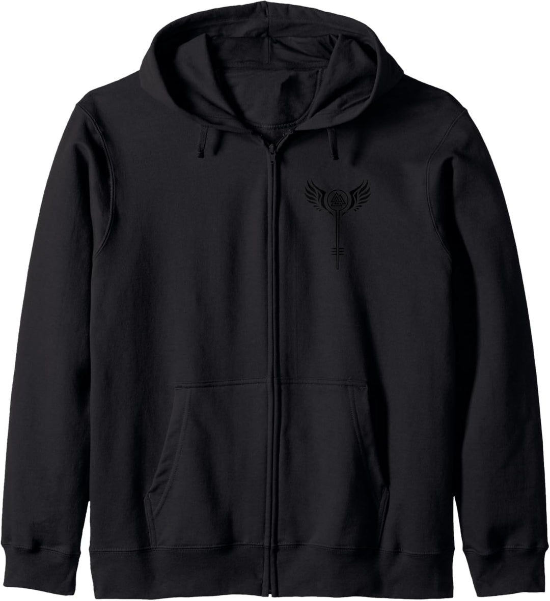 Walküre Schildmaid Symbol Valknut Wikinger Odin Viking Kapuzenjacke