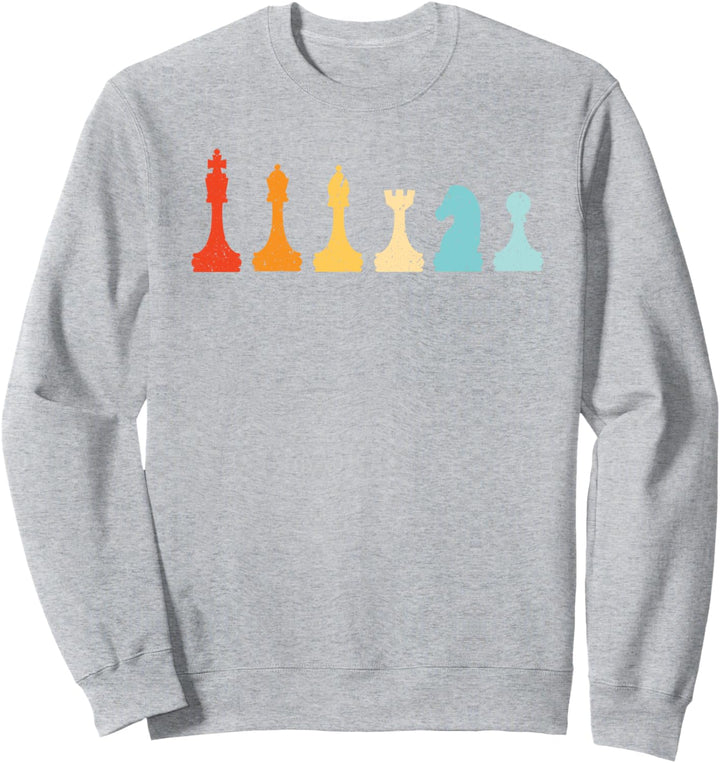 Schachclub- oder Turnierbrett-Spielfreunde Vintage-Geschenk Sweatshirt